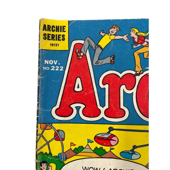 Archie Series #222 Nov 1972 Tunnel Of Love Cover Vintage Comic Bagged Boarded - Picture 2 of 7